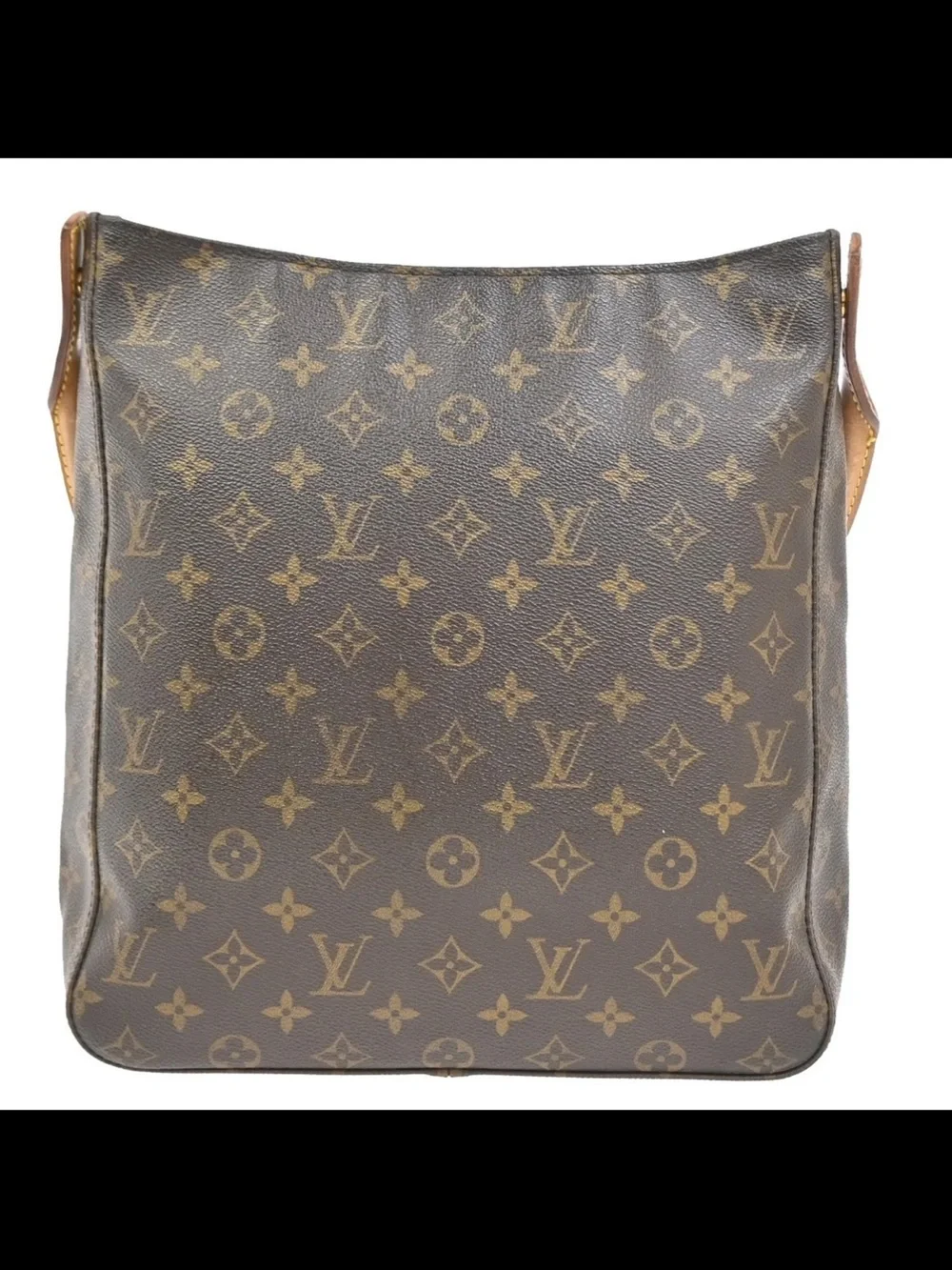 Louis Vuitton Brown Monogram Canvas Shoulder Bag